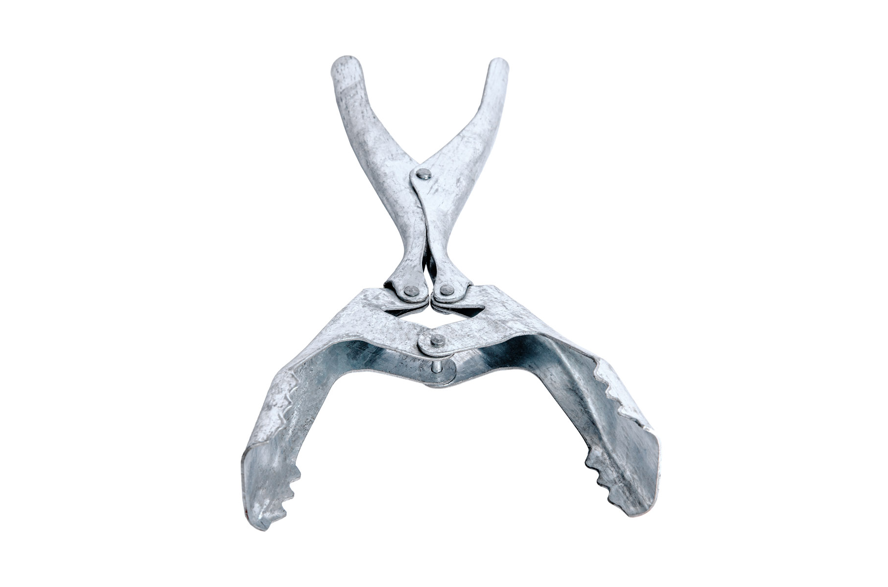 Verzinkte Brikettzange von vorne